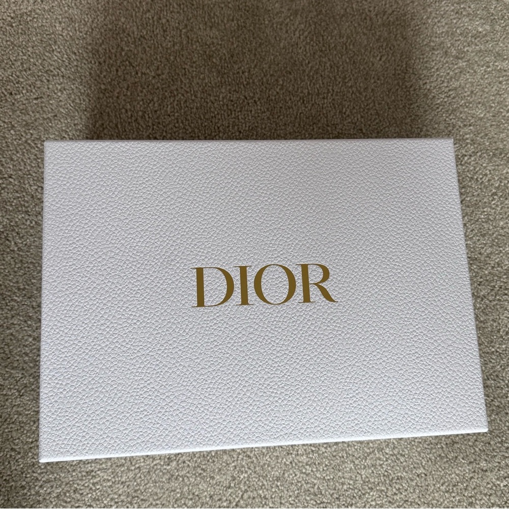 Dior White Box with Gold Logo